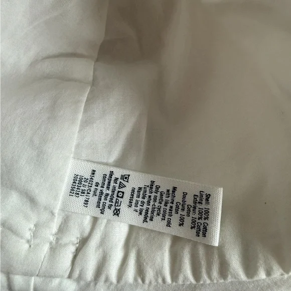 Janie and Jack Scalloped White Sun Hat - Picture 4 of 5